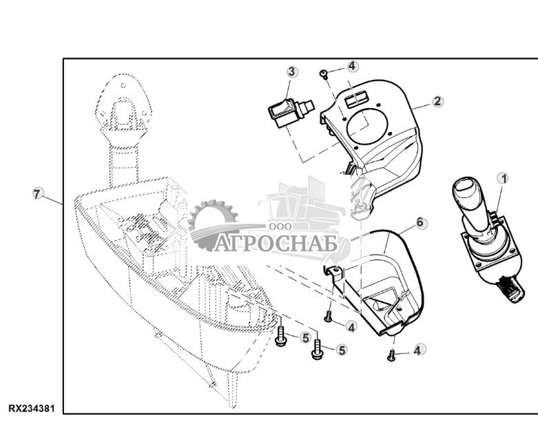 Однорычажное управление джойстиком - ST75104 412.jpg